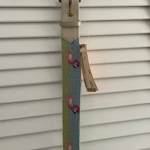 🦩 Hand Stitched Flamingo Belt 🦩